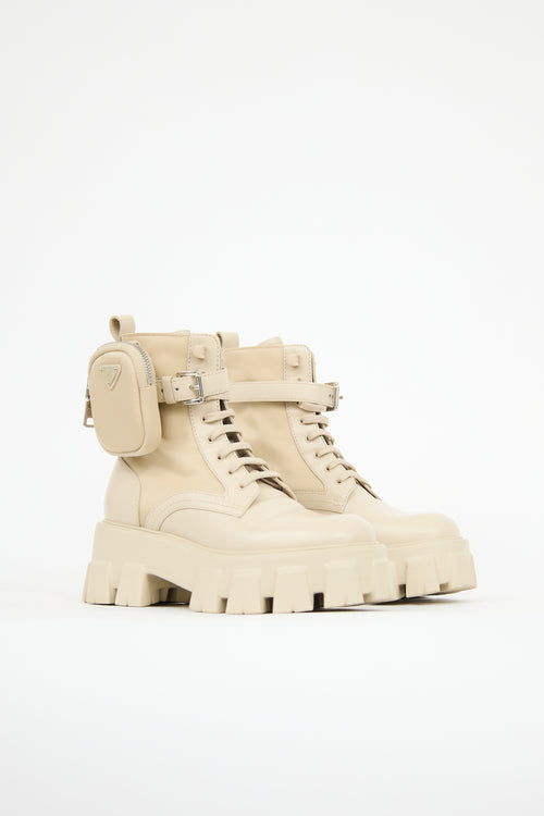 Prada Leather Monolith Boot