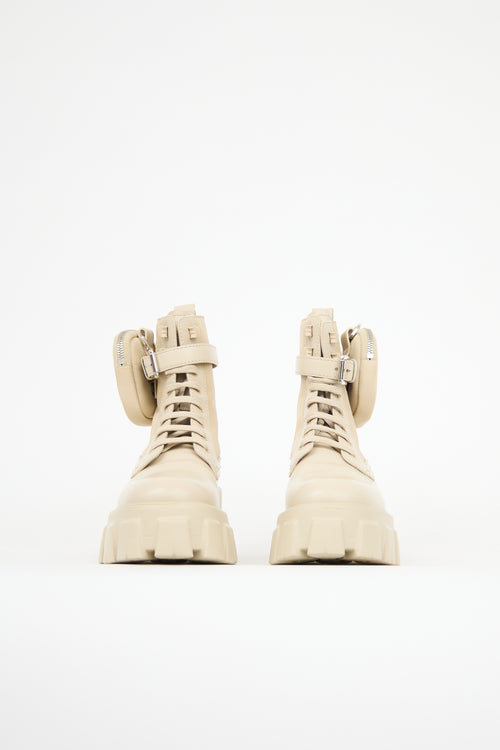 Prada Leather Monolith Boot