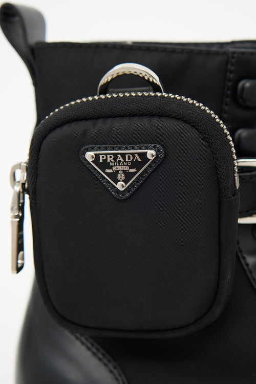 Prada Leather Monolith Boot