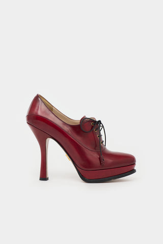 Prada Leather Oxford Pump