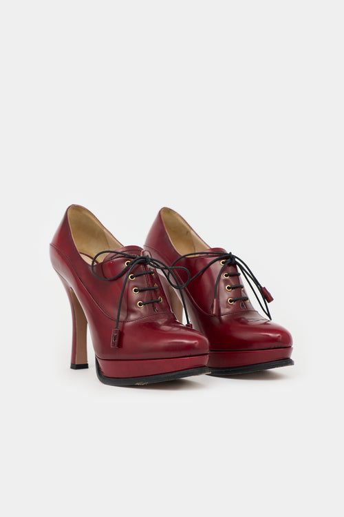 Prada Leather Oxford Pump