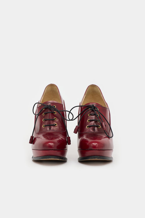 Prada Leather Oxford Pump