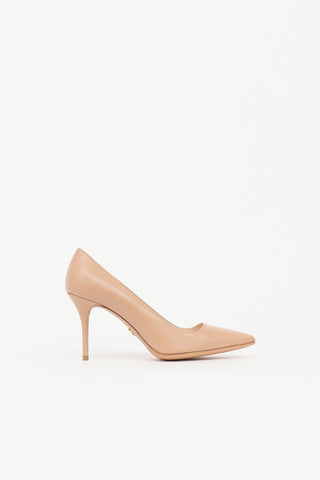 Prada Leather Pointed Pump