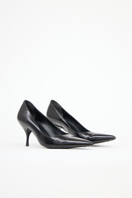 Prada Leather Pointed Pump