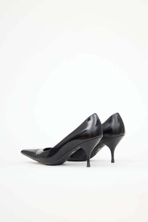 Prada Leather Pointed Pump