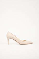 Prada Embossed Leather Pump