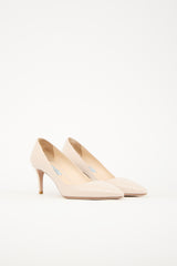 Prada Embossed Leather Pump