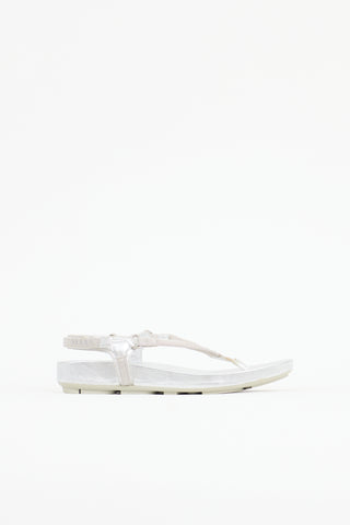 Prada Leather Slingback Sandal