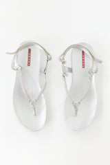Prada Leather Slingback Sandal