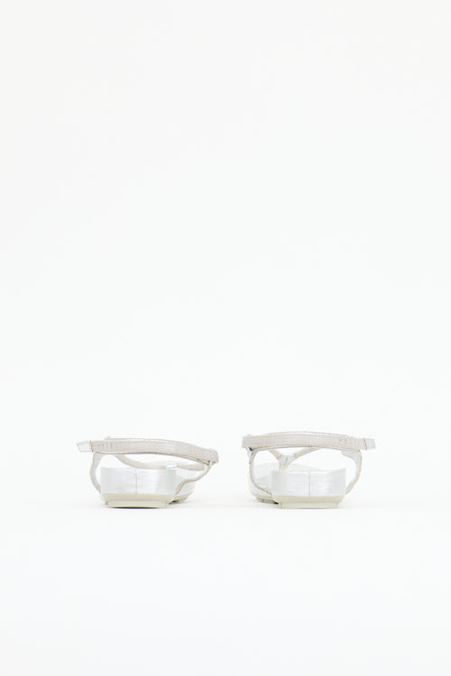 Prada Leather Slingback Sandal