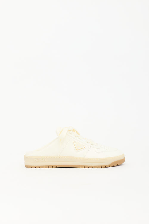 Prada Leather Sneaker Mule
