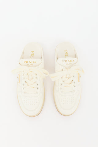 Prada Leather Sneaker Mule