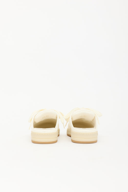 Prada Leather Sneaker Mule