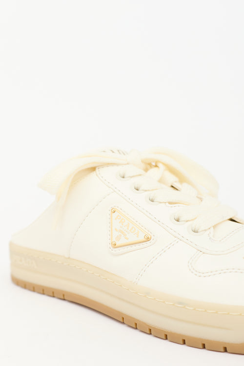 Prada Leather Sneaker Mule