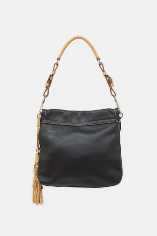 Prada Leather Tassel Shoulder Bag