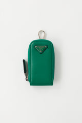 Prada Leather Triangle Logo Bag