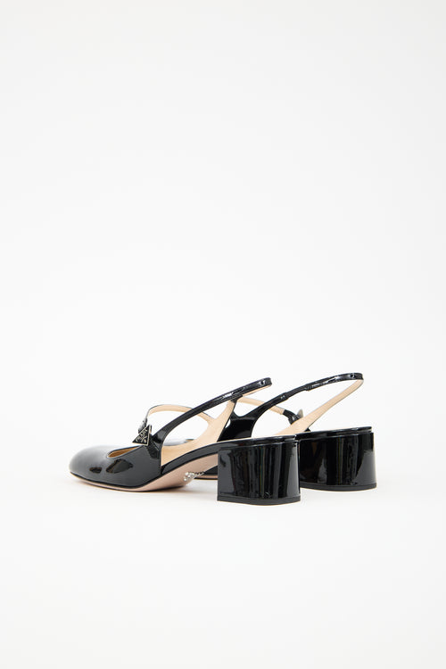 Prada Patent Leather Mary Jane Heel