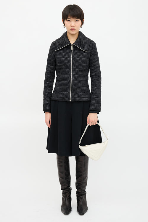 Prada Leather Triangle Shoulder Bag