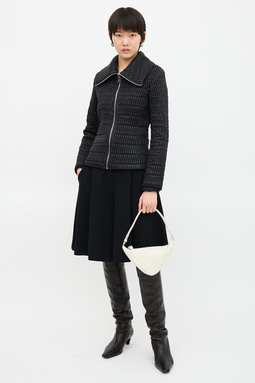 Prada Leather Triangle Shoulder Bag