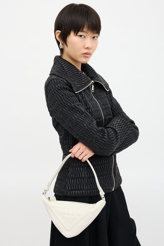 Prada Leather Triangle Shoulder Bag