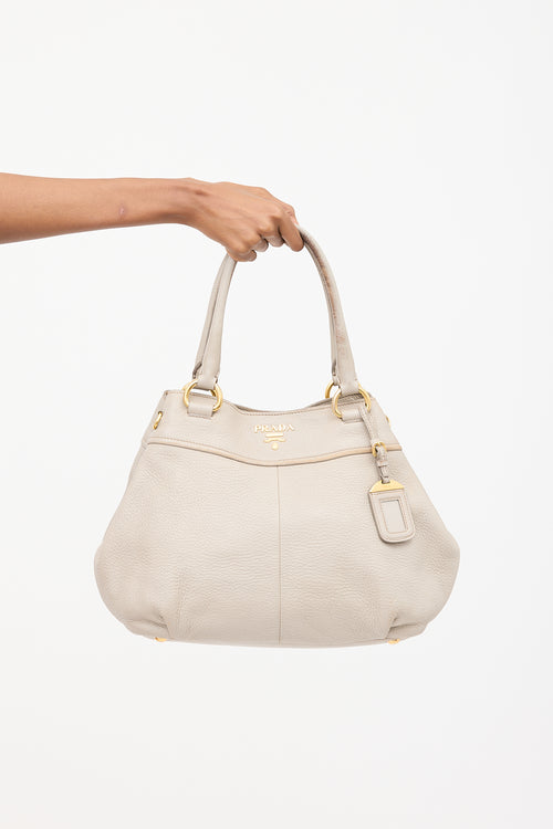 Prada Leather Two Way Shoulder Bag