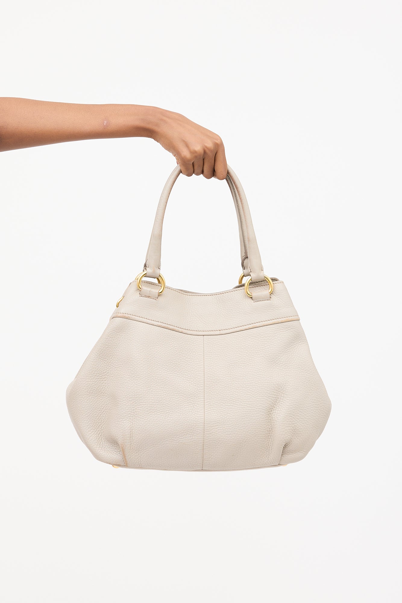 Prada // Leather Two Way Shoulder Bag – VSP Consignment