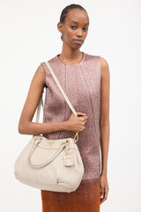 Prada Leather Two Way Shoulder Bag