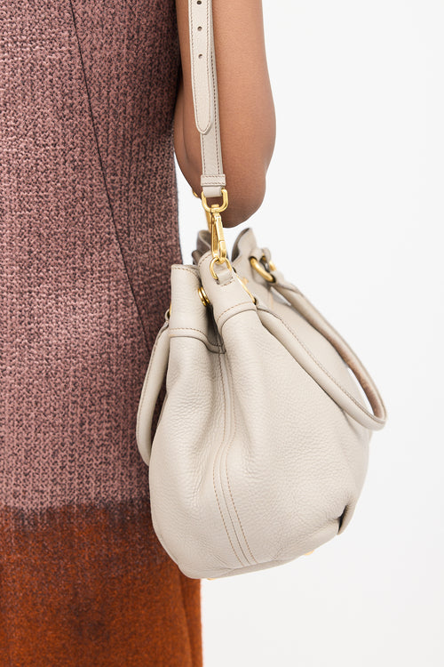 Prada // Leather Two Way Shoulder Bag – VSP Consignment