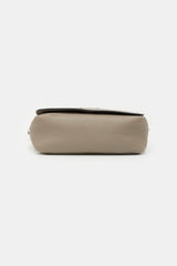 Prada Leather Logo Plaque Flap Bag