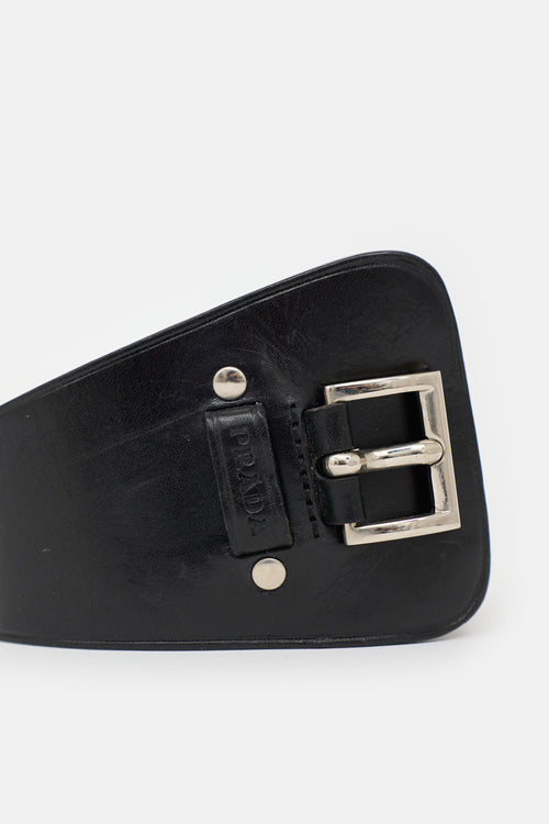 Prada Leather Wrap Around Belt