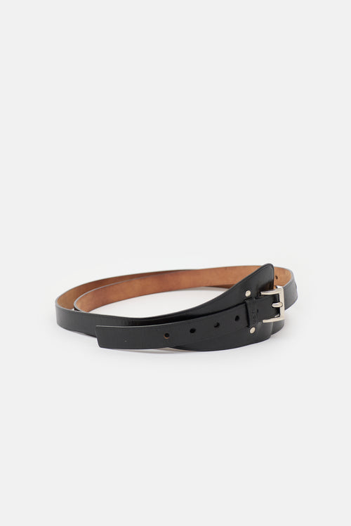 Prada Leather Wrap Around Belt