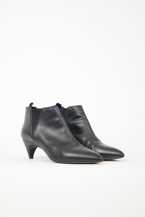 Prada Leather Chelsea Bootie