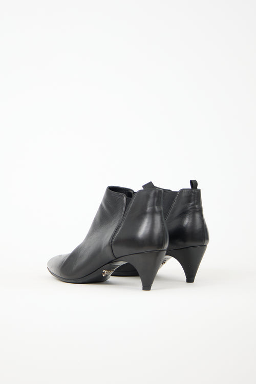 Prada Leather Chelsea Bootie