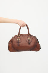 Prada Leather Bowling Bag
