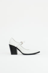Prada Leather Cedro Heel