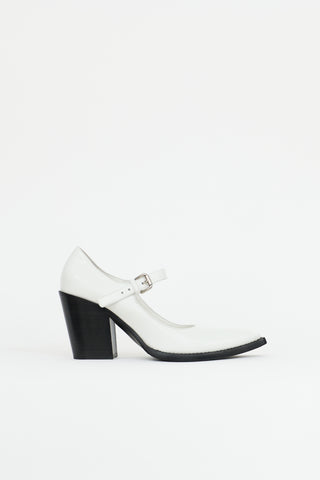 Prada Leather Cedro Heel