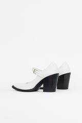 Prada Leather Cedro Heel