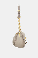 Prada Leather Chain Flap Bag
