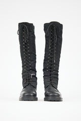 Prada Leather Combat Boot