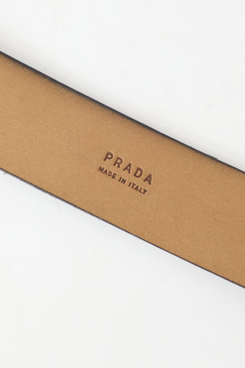 Prada Leather Double Layer Belt