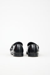 Prada Leather Double Monk Strap Derby