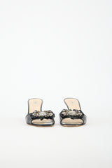Prada Leather Embellished Sandal