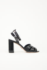 Prada Leather Embossed Heel