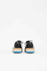 Prada Leather Espadrille Platform Derby
