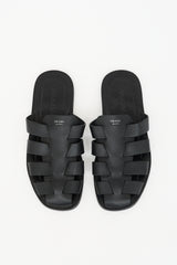 Prada Leather Fisherman Mule Sandal
