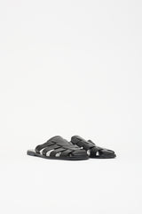 Prada Leather Fisherman Mule Sandal