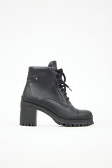 Prada Leather Heeled Boot