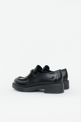 Prada Leather Logo Loafer