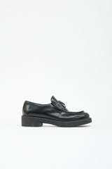 Prada Leather Logo Loafer