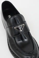 Prada Leather Logo Loafer